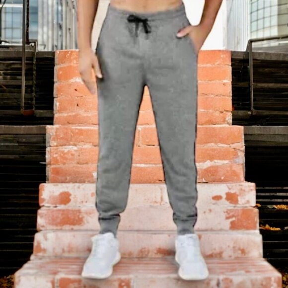 90 Degree Sweatpants By Reflex Lounge Jogger Zip Pockets Gray Mens Large NEW - Picture 11 of 11